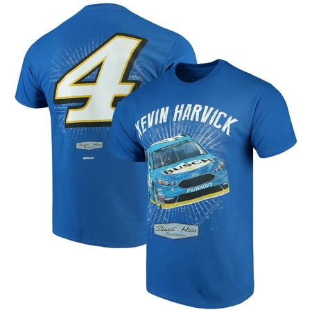 T-shirt Checkered Flag - Kevin Harvick Checkered Flag Busch Driver T-Shirt - Royal