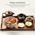 thumbnail image 5 of Tazón de sopa de estilo japonés tradicional tazón para sopa para tapa para el arroz de ramen de fideos, 5 of 5