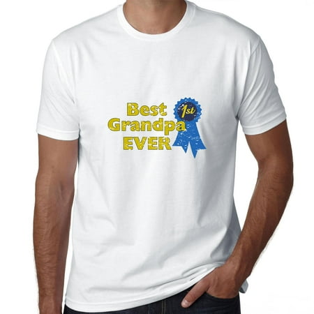 Best Grandpa Ever - First Place Ribbon Prize Men's (Best Place To Sell Mens Clothes)