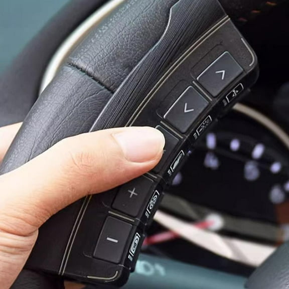 QHUDLV Wireless Steering Wheel Remote,Universal Car Control Button,GPS DVD Stereo Accessory