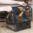 thumbnail image 7 of Yiaed Playful Dolphins Underwater Print Two Slice Bread Machine Cover, Universal Size Kitchen Appliance Cover for Bread Machine,Bread Machine Cover, 7 of 7