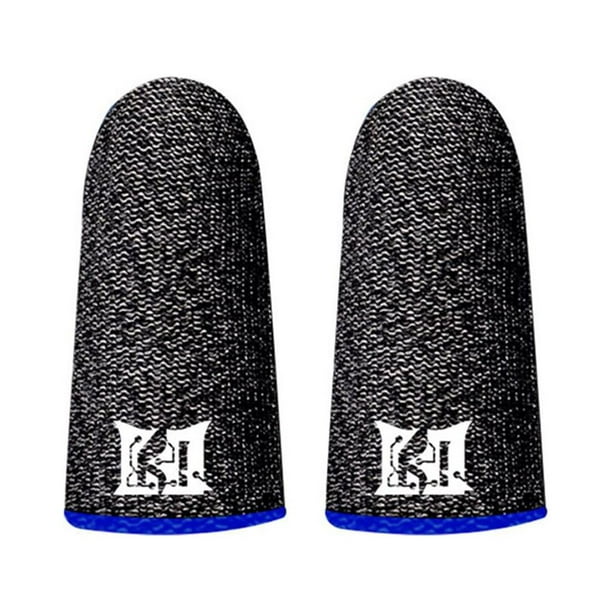 Kuymtek 2 Fundas para Dedos para PUBG Transpirables Sensibles para Pantalla Táctil Funda para Pulgar