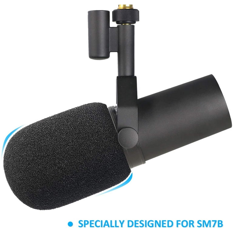 SUNMON Pop Filter for Shure SM7B Mic, Windscreen Compatible with