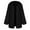 Black##1, variant on jsaierl Women‘s Autumn And Winter Casual Temperament Hooded Solid Color Lapel Plush Coat Tops