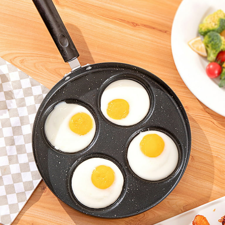 Toorise Egg Frying Pan Aluminum 4-Cup Non Stick Egg Cooker Pan