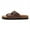 Brown, variant on Unisex Comfort Cork Sandals: Trendy Double Buckle Summer Slide Sandals with Arch Support for Men, Women & Students, Lightweight Non-Slip Beach Shoes, Casual Outdoor Cork Mules, Tan