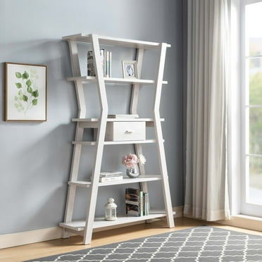Miekor Furniture 212874 Bookcase White Oak 130935