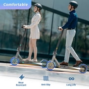 Adults Electric Scooter 8.5inch Tire 19 Mph Max Speed, 21 Miles Range, E-Scooter with 350W Motor, Folding Escooter with Dual Braking System and App Control