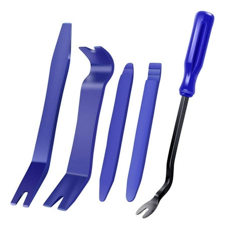

Lomubue 5Pcs/Set Car Trim Removal Tool Kit No-Scratch PP Material Auto Panel Door Window Fastener Tools for Cars Boats Bikes