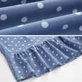 thumbnail image 2 of facefd Women Dress Sleeveless Dot Vest Ruffled Round Ruffled Round Neck Loose Dress Light Blue L, 2 of 5