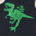 thumbnail image 4 of TOWED22 Boys Summer Clothes 2Pcs Outfits Sleeveless Printed Tank Top and Shorts Play Set 2-8 Years Green,6-7 Y, 4 of 7