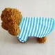 thumbnail image 2 of Ropa para Mascotas Camisa a rayas de cuello redondo para perros Ropa para mascotas Ropa para perros pequeños estilo coreano, 2 of 5