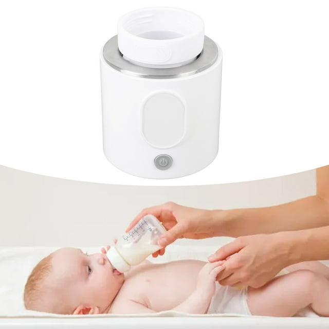 Calentador De Biberones De Viaje, Calentador De Leche Portátil Con Control De Temperatura Inteligente Inalámbrico, Calentamiento Rápido, Portátil Para Viajes