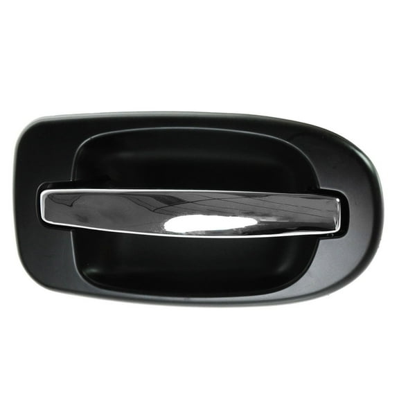 TRQ Rear Exterior Door Handle Chrome Sliding RH Black for Buick Terraza DHA48911 Fits select: 2005-2008 CHEVROLET UPLANDER, 1997-2005 CHEVROLET VENTURE