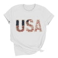 thumbnail image 7 of Maqroz 250 Anniversary USA Shirt Women 4th of July Shirts 1776-2026 250th Birthday T-Shirt "We the People" Short Sleeve Crew Neck Tops, 7 of 7