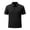Black, variant on Men's Textured Checkered Short Sleeve Polo Quick Dry Moisture Wicking Stretch Breathable Wrinkle Resistant Performance Golf Top For Business Casual Athletic Outdoor Sports Gray 3xL