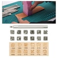 thumbnail image 3 of AMLESO 12 Pcs Ensembles d'Outils de Estampage en Cuir, Formes Différentes, Constellation de Qualité, 3 of 8
