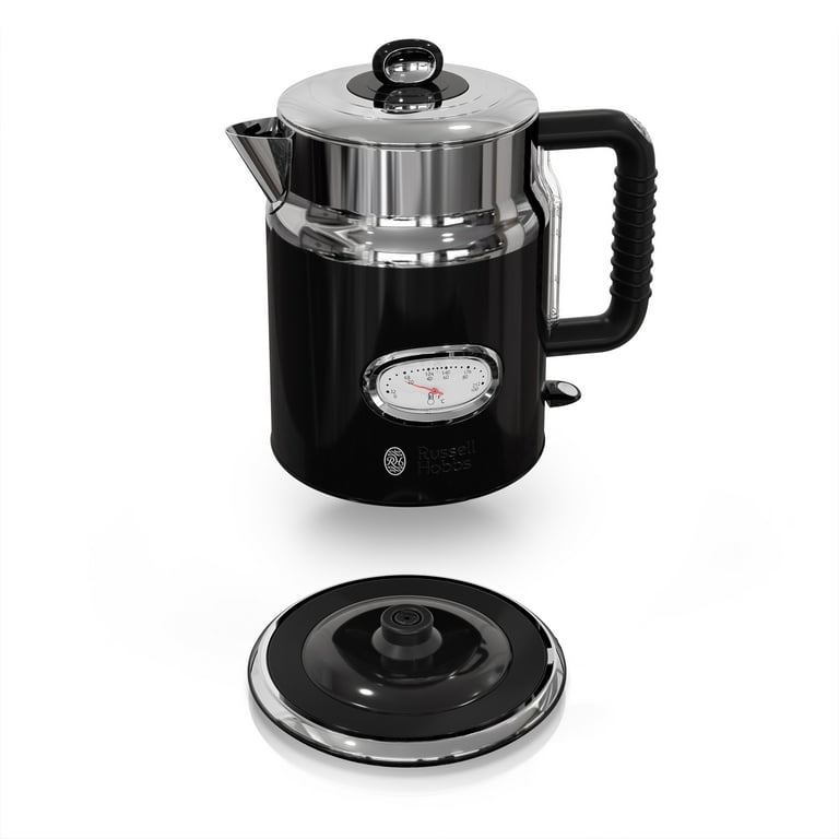 Russell Hobbs 21671 – 70 Retro Classic Noir Electric Kettle, Black 220  VOLTS NOT FOR USA