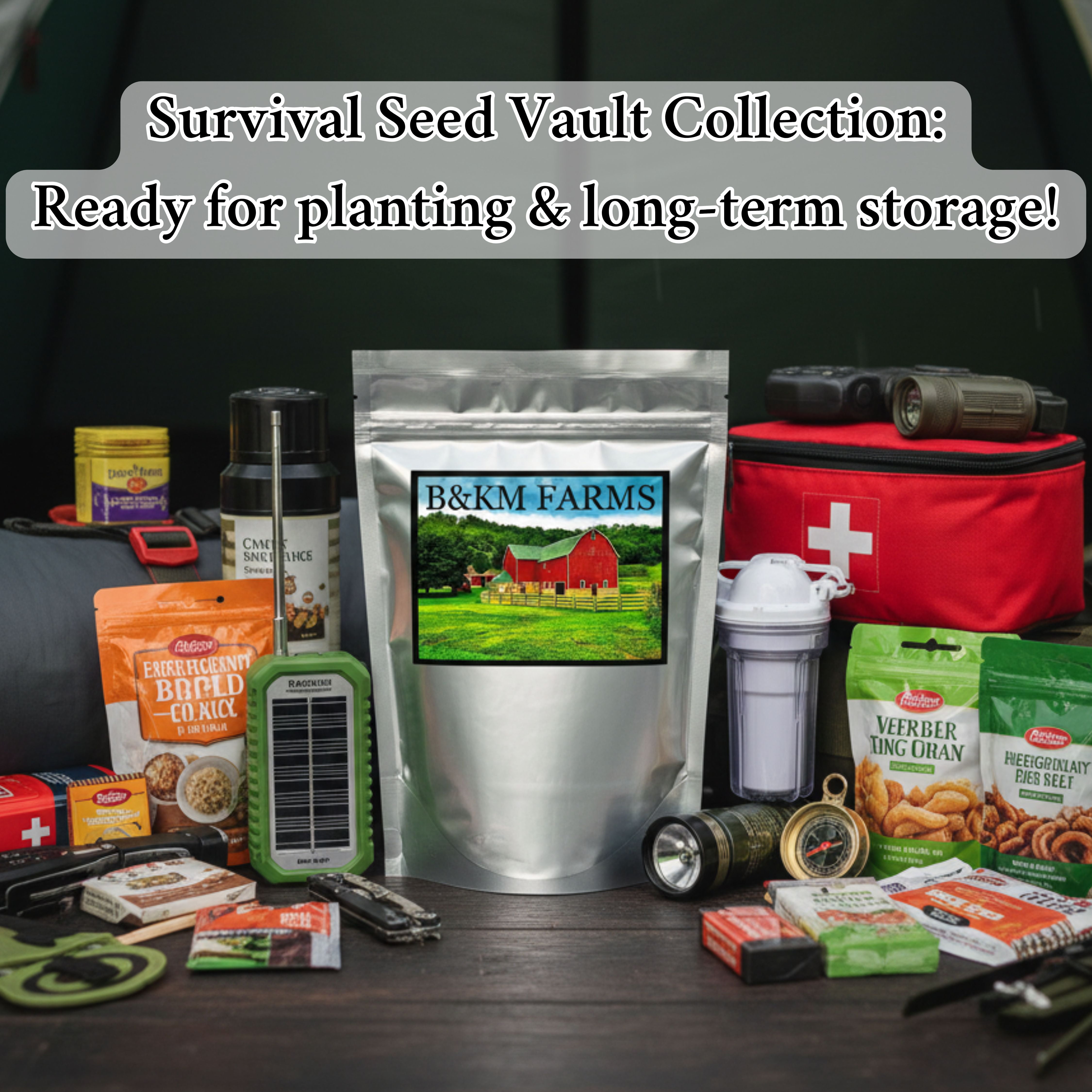 40 Vegetable, Herb & Melon Plant Seeds, Heirloom, Non-GMO, Non-Hybrid