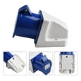 thumbnail image 2 of 220~250V Industrial Plug and Socket 3Core 3P 32A Electrical Connector Ip44, 2 of 8