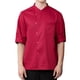 thumbnail image 4 of Chaqueta de chef de moda para hombre, manga 3/4, unisex, uniforme, color rojo, 4 of 9
