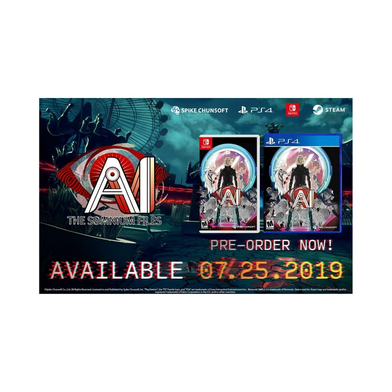 AI: The Somnium Files, Spike Chunsoft, Nintendo Switch
