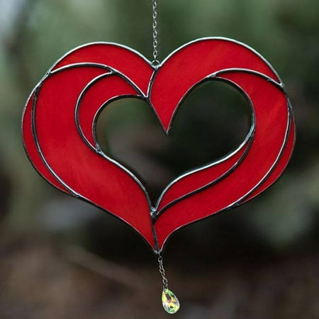 

Hot Sale Love Acrylic Hanging Decoration Sister Birthday Gift Pink Heart Mother s Day Gift Artifact