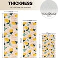 thumbnail image 4 of Yellow Lemon Fruits GreenLeaves Pattern Kitchen Rugs Sets Of 3,Kitchen Runner Rugs Non Skid Washable,Decorative Kitchen Floor Mats for Kitchen,Sink,Laundry,17"x30"+ 17"x47" + 17"x59", 4 of 6