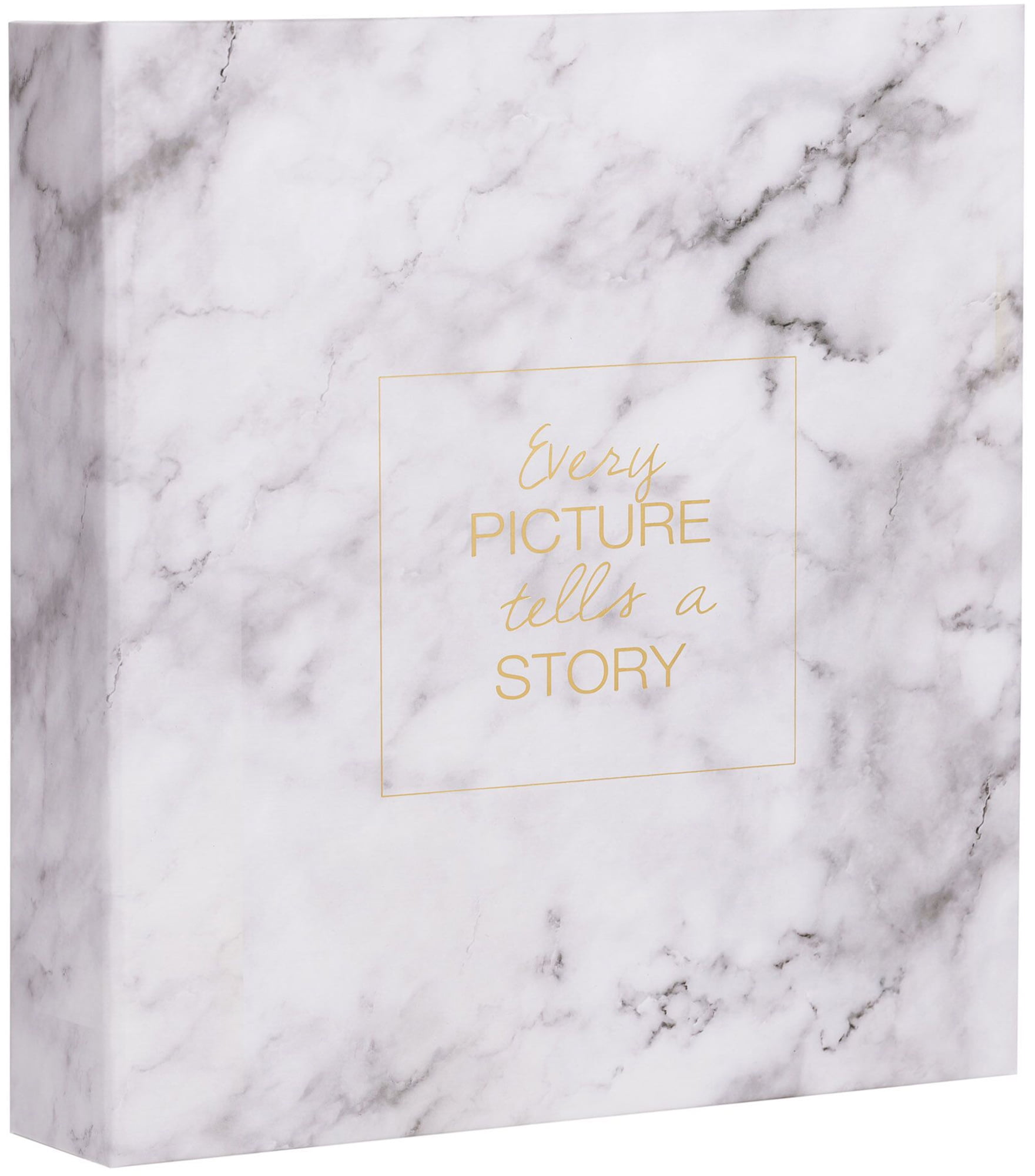 Hom Essence 3-Ring Marble Foil Photo Album, 1 Each