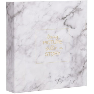Hom Essence 3-Ring Marble Foil Photo Album, 1 Each