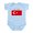 Sky Blue, variant on CafePress - Turk Infant Bodysuit - Baby Light Bodysuit, Size Newborn - 24 Months