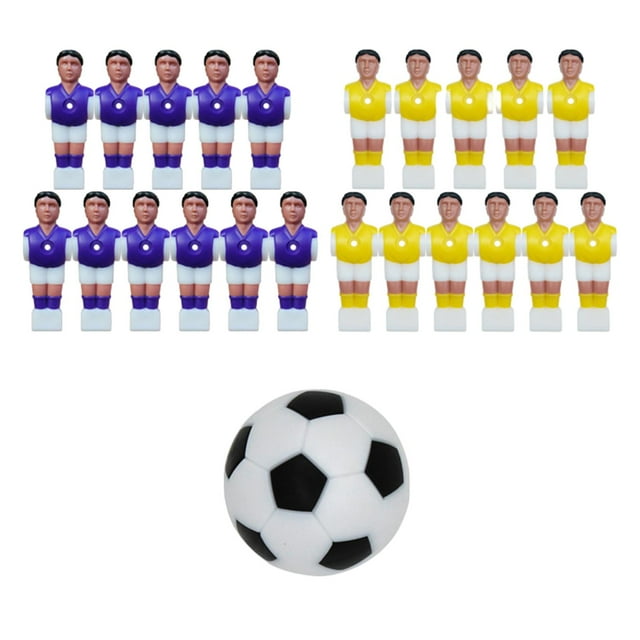 Futbolín de fútbol para hombres, figuras de es de mesa, piezas de repuesto para es de fútbol, hombres de fútbol duraderos