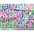 thumbnail image 2 of Soimoi Velvet Fabric Leopard Animal Skin Printed Craft Fabric by the Yard 58 Inch Wide, 2 of 3
