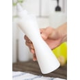 thumbnail image 5 of Juvitus Botella Exprimible De Plástico Transparente Recargable Con Boquilla Superior Giratoria De 16 Oz (Paquete De 3), 5 of 5