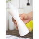 thumbnail image 5 of Juvitus Botella Exprimible De Plástico Transparente Recargable Con Boquilla Superior Giratoria De 16 Oz (Paquete De 3), 5 of 5