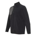 thumbnail image 2 of Men's 100% Polyester Nano Fleece TM 1/4 Zip Interval Pullover - RED - L, 2 of 4
