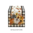 thumbnail image 6 of PoyoKee Thanksgiving Table Runner, Linen Holiday Table Cloth, Fall Decor Tablecloth for Dining Home Mantel Living Room Party Decorations, 72" x 13", 6 of 6
