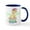 White/Navy Inside, variant on CafePress - My First Easter Mugs - 11 oz Ceramic Mug - Novelty Coffee Tea Cup