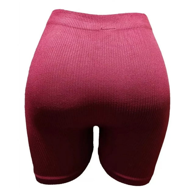 5 Shorts Mujer Dama Jera Acanalado Mayoreo Ligero Plbi2