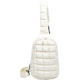 thumbnail image 1 of LHSHIDU Sling Bag Puffy Crossbody Purse for Women Fanny Pack Chest Bag Puffy Waist Bag, 1 of 6