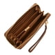thumbnail image 2 of Billetera de Mano Fossil Logan de Cuero con Protección RFID en Color Saddle, 2 of 5