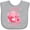 AC-Heather Grey, variant on Inktastic It's My Mommy's 1st Mother's Day Boys or Girls Baby Bib