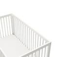 thumbnail image 5 of Storkcraft Santorini 5-in-1 Convertible Baby Crib, White with Driftwood, 5 of 26