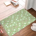 thumbnail image 4 of Rateoe Cute Frog2 Pattern Flannel Door Mat Indoor Outdoor Entrance, Waterproof All-Weather Doormat,Fade Resistant, Low Profile Entryway Mat 16x24in, 4 of 7