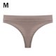 thumbnail image 1 of Sonducket Ropa interior de algodón para mujer Transpirable Absorbe la humedad Elástico Absorbe la humedad Elástico Color sólido Chica M Ropa interior chocolate METRO, 1 of 6