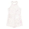 thumbnail image 4 of HULIJA Kids Little Girl Short One-piece Jumpsuit Sequined Dancing Romper for Evening Birthday Party Pink 8, 4 of 5