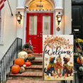 thumbnail image 2 of Fall Dogs Garden Flag 12x18 Inch Double Sided for Outside Welcome Maple Leaves Small Burlap Seasonal Autumn Yard Decoration, 2 of 6