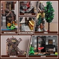 thumbnail image 4 of Vyytoz 1436Pcs Farm House Building Set with Light, Creative Display Toy, Street View Collection, 4 of 6