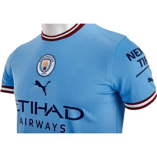 PUMA Manchester City 2022/23 Men's Home Soccer Shirt, Blue