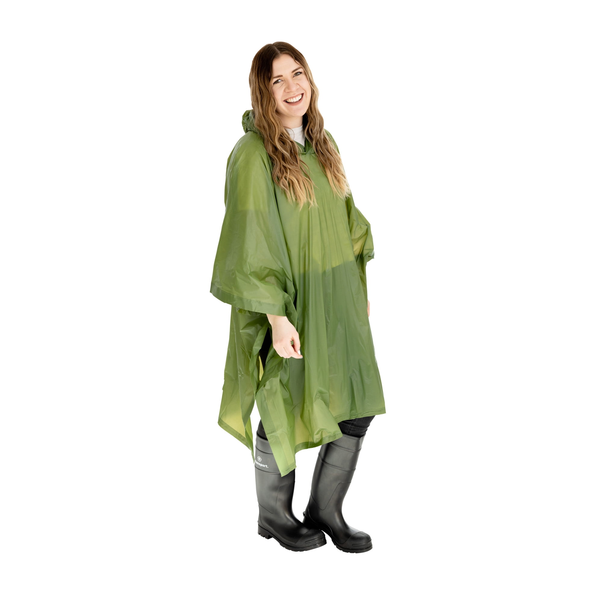 Stansport Hooded Poncho - O.D. Green